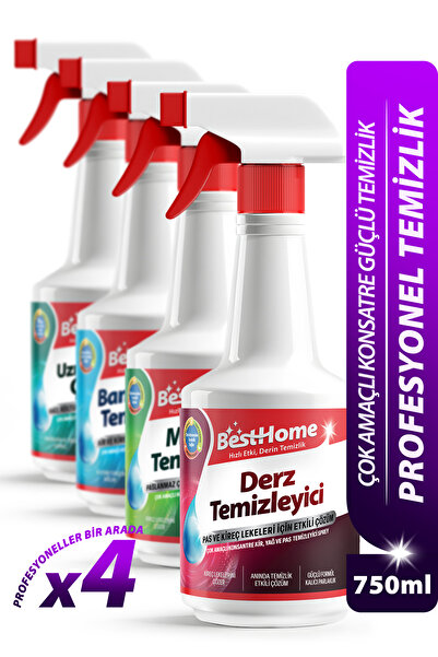 Best Home Çok Amaçlı Ev Temizliği Set 750 ml x4