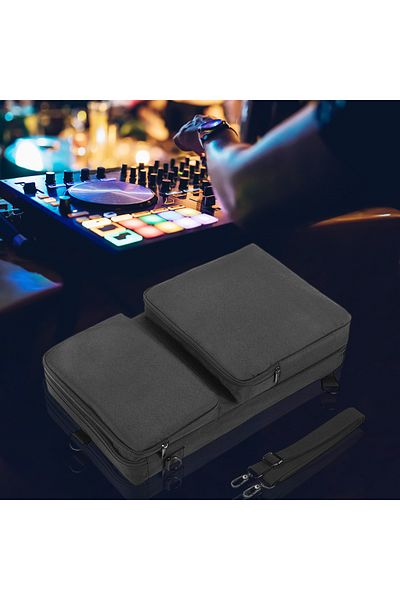 ALLOYSEED Portable Dj Controller Padded Storage Bags Dustproof Turntables Protective Case Scratch-resistant...
