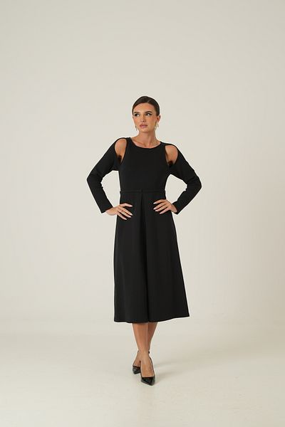 UO Dresses Midnight-glamour-dress-black