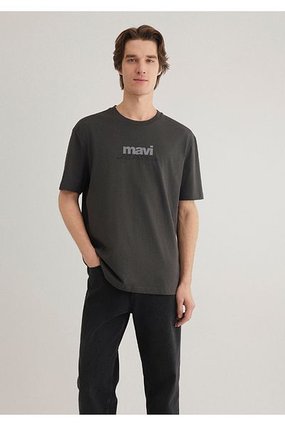 Mavi Logo Printed Loose Fit T-Shirt