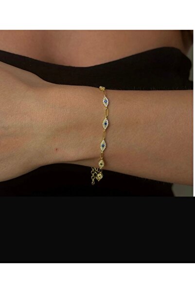 Wind Silver Lacivert Taşlı Bileklik