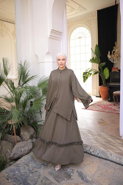 Nissra Ankanoor Belmando Fabric Skirt Suit Anka255092