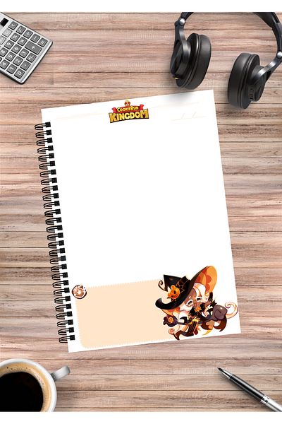 mertfigur Cookie Run Kingdom Spiral Notebook A5 (50 Sheets)