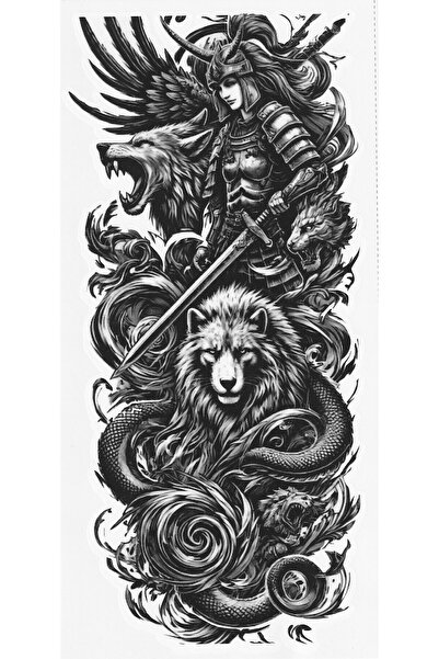 Trendonline Omuz -Kol Geçici Vücut Dövmesi