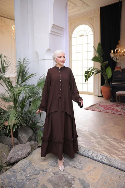 Nissra Ankanoor Belmando Fabric Skirt Suit Anka255092