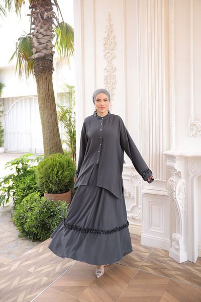Nissra Ankanoor Belmando Fabric Skirt Suit Anka255092