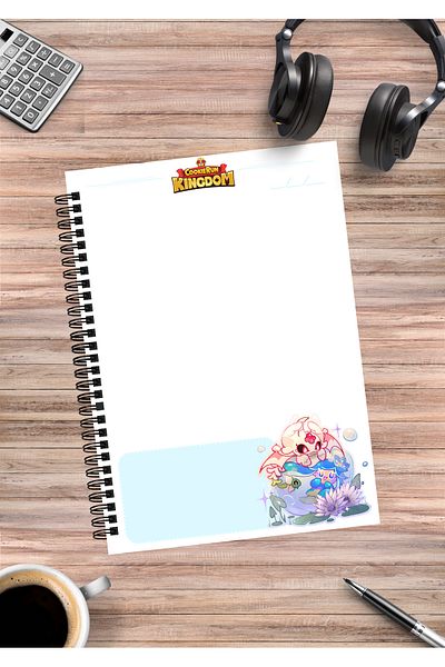 mertfigur Cookie Run Kingdom Spiral Notebook A5 (50 Sheets)