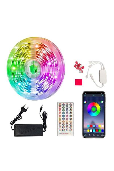 SIKS ® Rgb Led Strip Kit, Wi-fi, Outdoor, Phone Control, Remote Control, Multicolor Light, 5 Meters