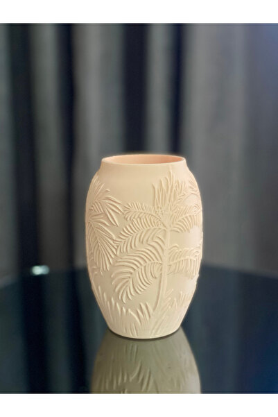 ASRIN Ev Teknolojileri Palmiye Desen Vazo