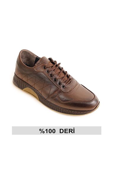 nuaA Genuine Leather Casual Men's Shoes Heel Spur Supported Orthopedic Genc-211