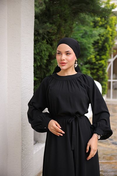 Nissra Φόρεμα Ankanoor Raglan με μανίκια με κορδόνι γιακά Anka255089
