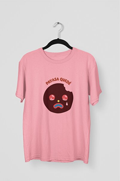 Butik رجل/امرأة -PAYASA QUEDE- تي شيرت مطبوع برقبة دائرية وأكمام قصيرة