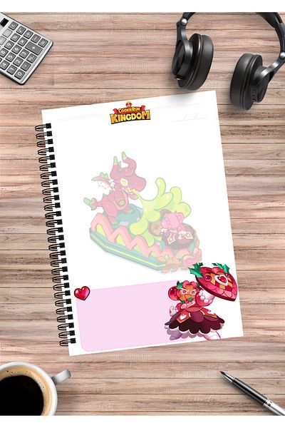 mertfigur Cookie Run Kingdom Spiral Notebook A5 (50 Sheets)