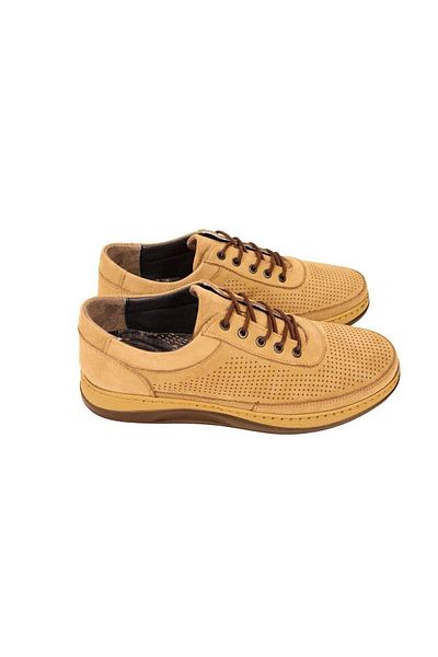 nuaA Genuine Leather Nubuck Casual Men's Shoes Full Orthopedic Heel Spur Supported Genc-701