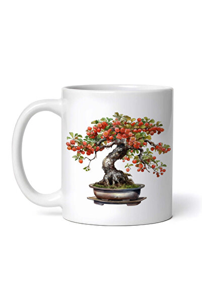 OEM Cană albă personalizată, Bonsai Adora, INOVATIX®. 330ml