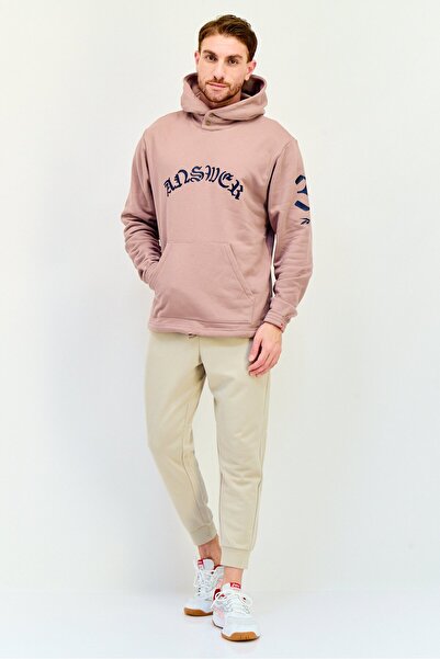 Reebok Men Sportswear Fit Long Sleeve CNY Outdoor Hoodie, Taupe