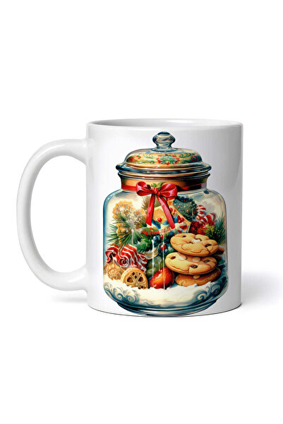 OEM Cană albă personalizată, borcan Beatrice Sweet, Inovatix®. 330 ml