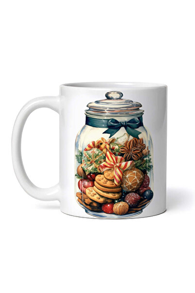 OEM Cană albă personalizată, borcan Adelina Sweet, Inovatix®. 330 ml