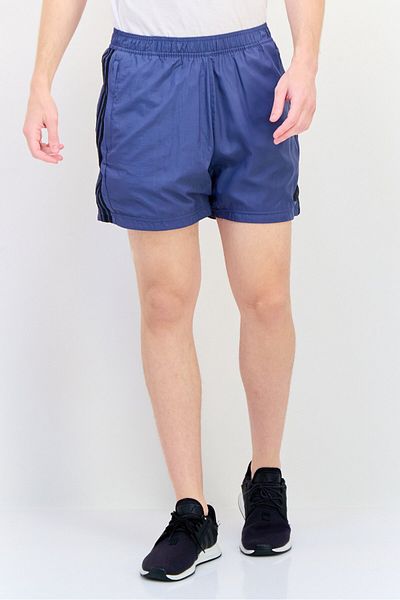adidas Men Sportswear Fit Brand Logo Outdoor Shorts, Blue
