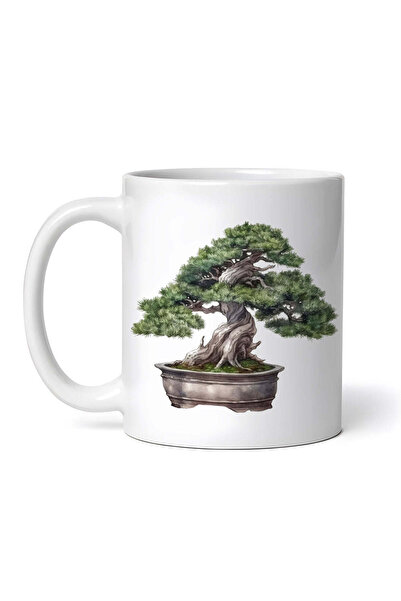 OEM Cană albă personalizată, Bonsai Naomi, INOVATIX®. 330ml