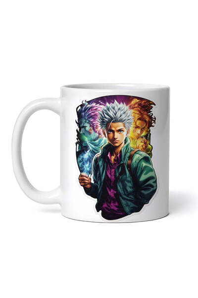 OEM Cană albă personalizată, băiat cu rucsac, Inovatix®. 330 ml