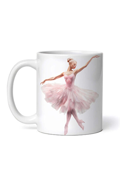 OEM Cană albă personalizată, Balerina Perfectă, Inovatix®. 330 ml