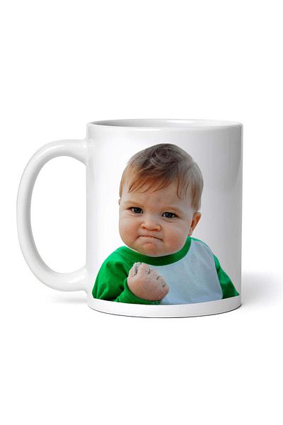 OEM Personalized White Mug, Baby Meme, Inovatix®. 330ml