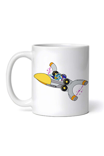 OEM Cană albă personalizată, navă magnetică Angry Birds Star War, INOVATIX®. ...