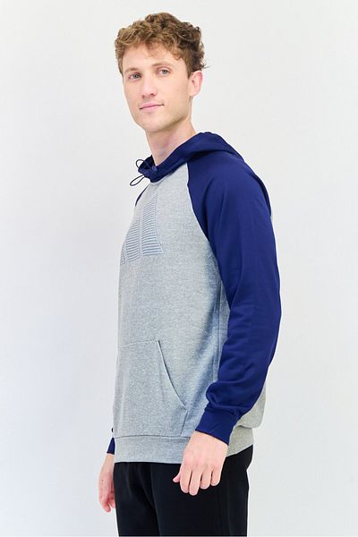 adidas Men Sportswear Fit Long Sleeve Outdoor Hoodie, Multicolor