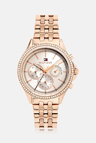 Tommy Hilfiger Women 1781978 Stainless Steel Watch, 44mm, Gold