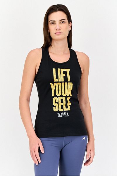 adidas Women Sportswear Fit Sleeveless Training Vest, Black