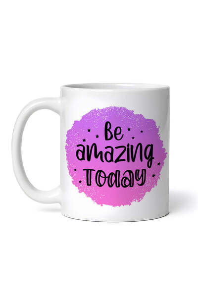 INOVATIX Personalized White Mug, Be Amazing Today, Inovatix®. 330 ml