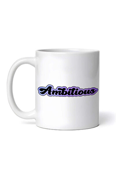 INOVATIX Personalized White Mug, Ambitious, Inovatix®. 330 ml