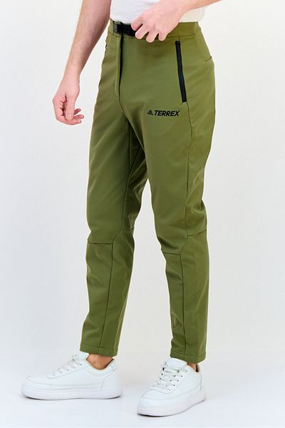 adidas Terrex X National Geographic Men Sportwear Fit Outdoor Tactical Pants, Olive