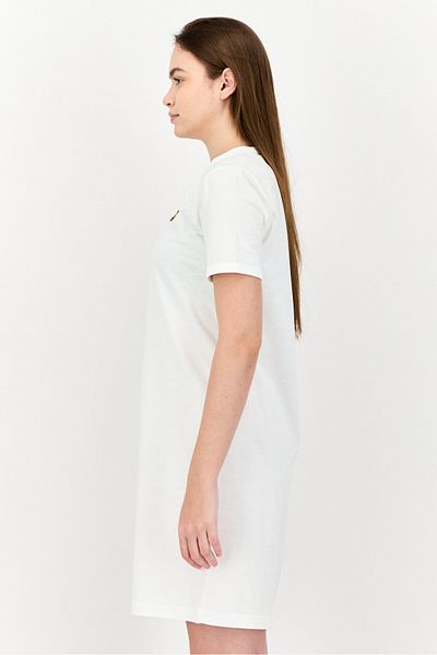 Lyle & Scott Women Brand Logo Mini Dress, White