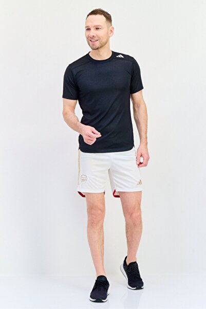 adidas Men Sportswear Fit Drawstring Arsenal Football Shorts, White