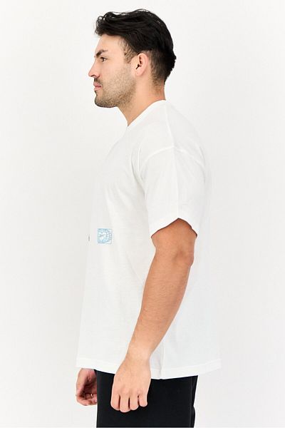 Reebok Men Sportswear Fit Short Sleeve Training T-shirt, White