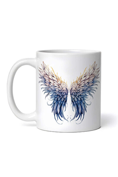 OEM Cană albă personalizată, Aripi de Înger Demetrius, INOVATIX®. 330ml