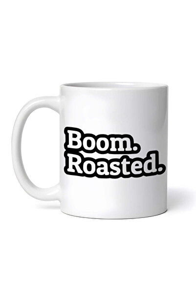 OEM Εξατομικευμένη Λευκή Κούπα, Boom Rosted, Inovatix®. 330 ml