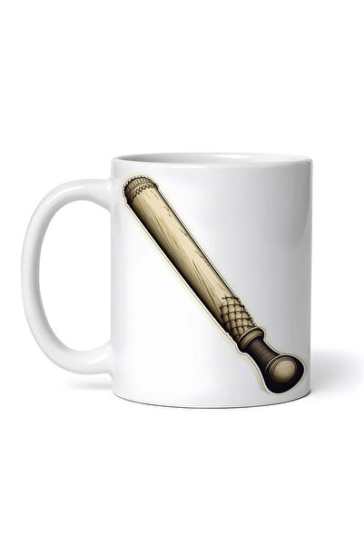 OEM Cană albă personalizată, bâtă de baseball, Inovatix®. 330 ml