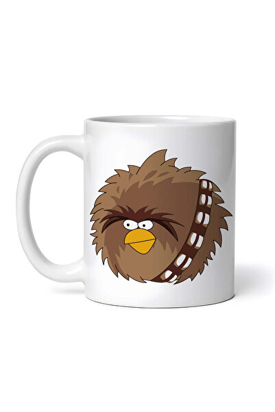 OEM Cană albă personalizată, Angry Birds Star Wars Chewbacca, INOVATIX®. 330 ml