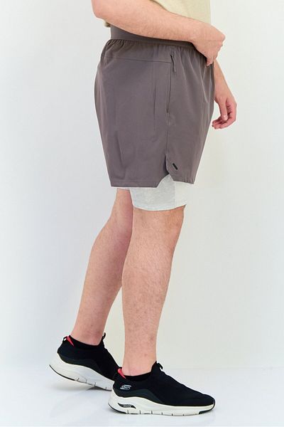 adidas Men Sportswear Fit 7 Inseam Training Shorts, Dusty Grey