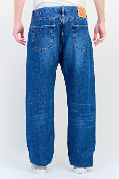 Levi's Men Regular Fit Washed Non Stretch Denim Jean, Blue