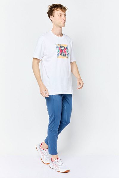 adidas Men Sportswear Fit Short Sleeve Outdoor T-shirt, White