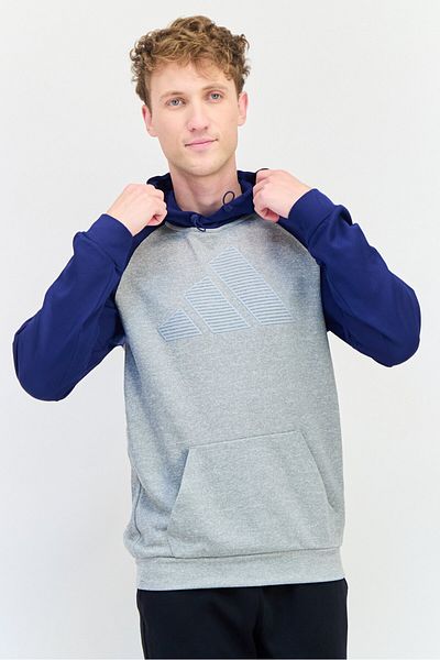 adidas Men Sportswear Fit Long Sleeve Outdoor Hoodie, Multicolor