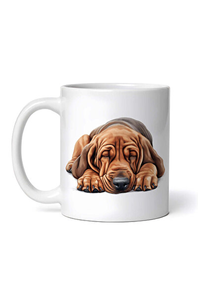 OEM Cană albă personalizată, Bloodhound, INOVATIX®. 330 ml