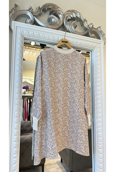 Invee Invee Patterned Tunic - Mink