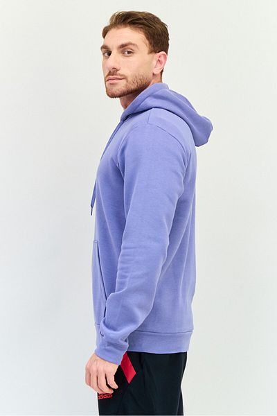 adidas Men Sportswear Fit Long Sleeve Outdoor Hoodie, Blue