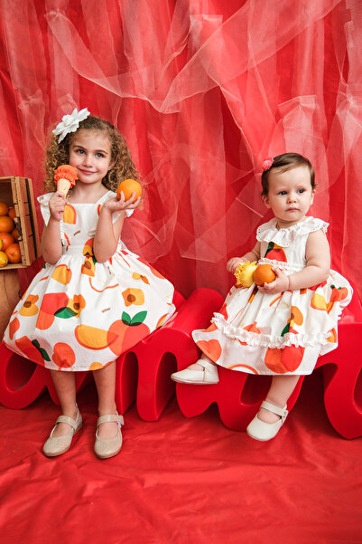 ministok مجموعة مزدوجة للفتيات الصغيرات على شكل فاكهة حلوة