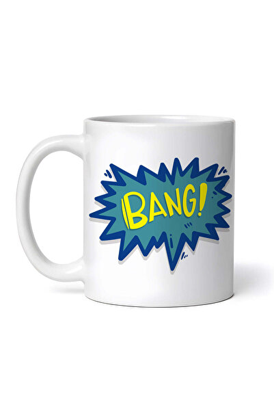 OEM Cană albă personalizată, logo Bang, INOVATIX®. 330 ml